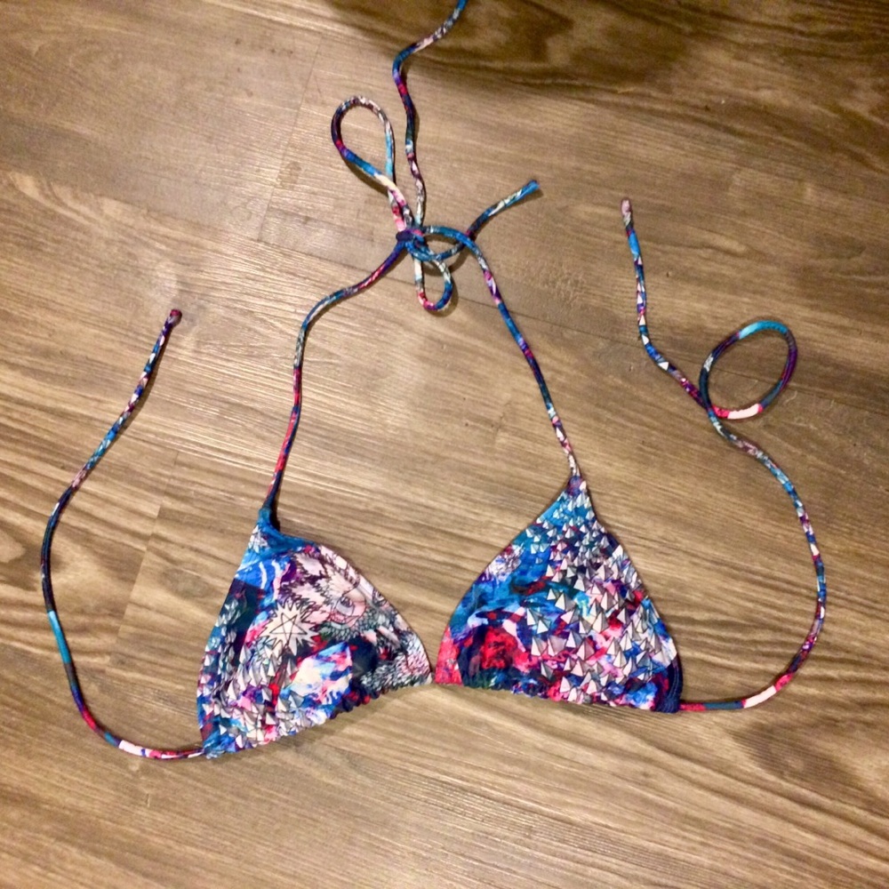 8 Seconds Print Bikini - medium top, small bottoms - Picture 3 of 8